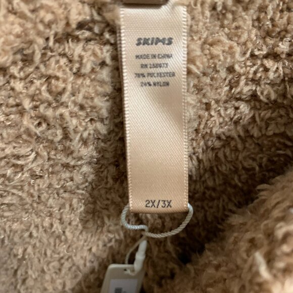 Skims Women's  Camel Cozy Knit Wide Leg Snow Pants AP-BTM-0142 Size 2X/3X. In ve - Picture 3 of 15